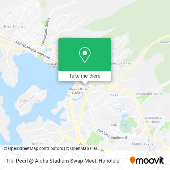 Mapa de Tiki Pearl @ Aloha Stadium Swap Meet