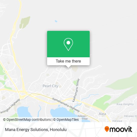 Mana Energy Solutions map