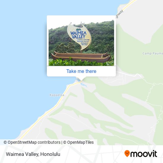 Waimea Valley map