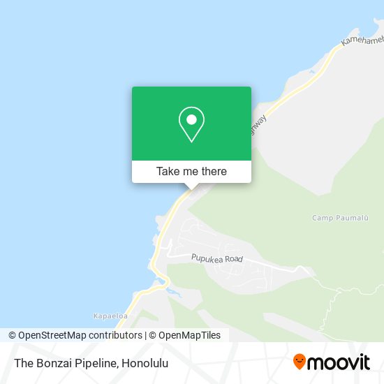 The Bonzai Pipeline map