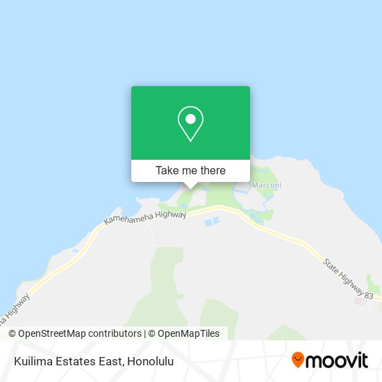 Mapa de Kuilima Estates East