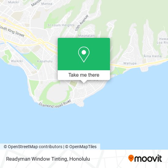 Mapa de Readyman Window Tinting