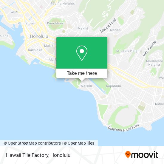 Hawaii Tile Factory map