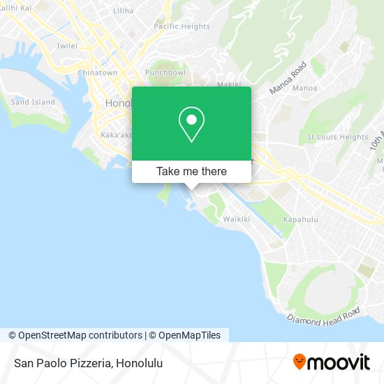 San Paolo Pizzeria map