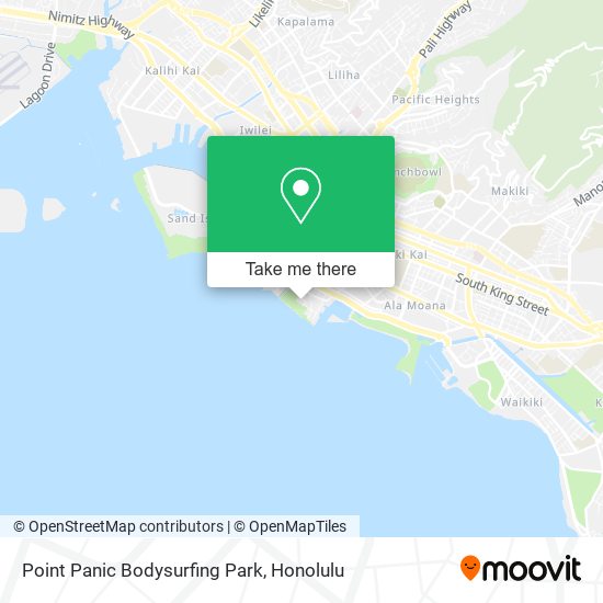 Point Panic Bodysurfing Park map