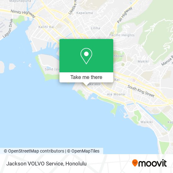 Jackson VOLVO Service map