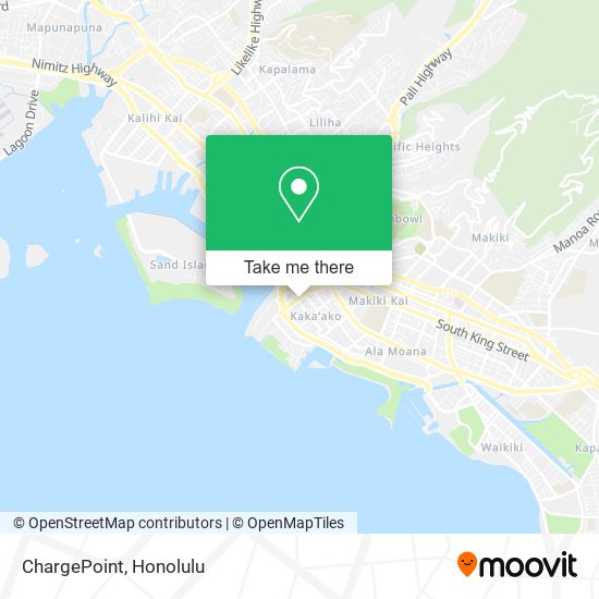 ChargePoint map