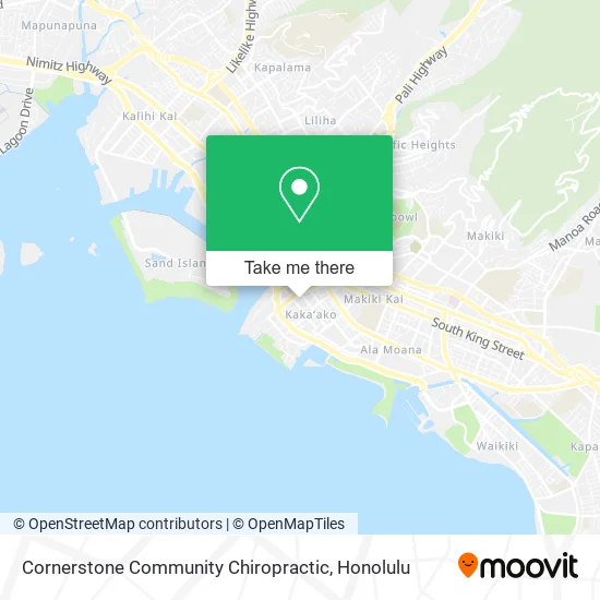 Cornerstone Community Chiropractic map