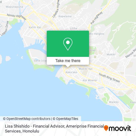Mapa de Lisa Shishido - Financial Advisor, Ameriprise Financial Services