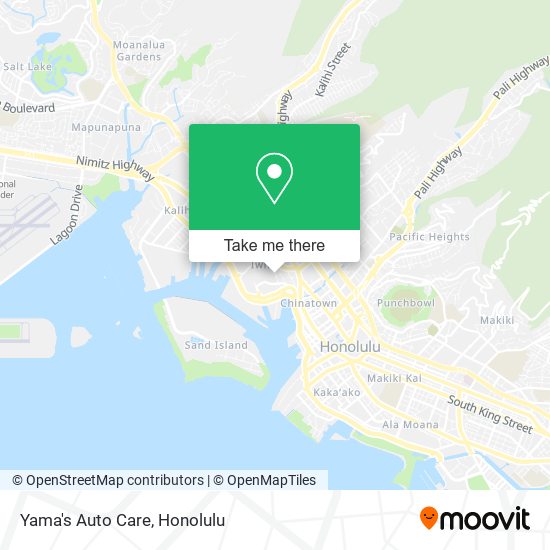 Yama's Auto Care map