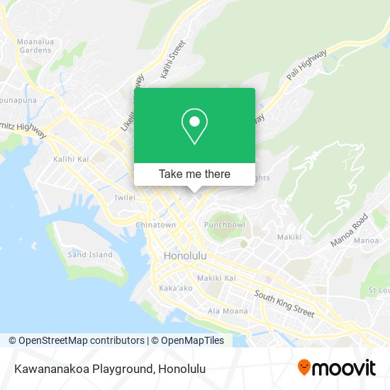 Kawananakoa Playground map