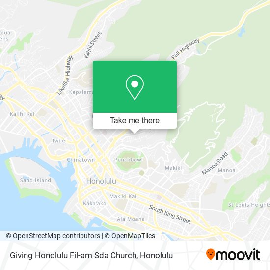 Mapa de Giving Honolulu Fil-am Sda Church