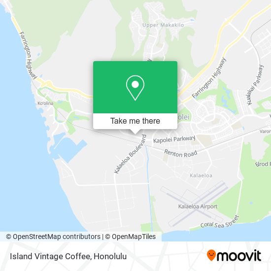 Island Vintage Coffee map