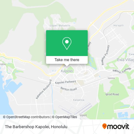 The Barbershop Kapolei map