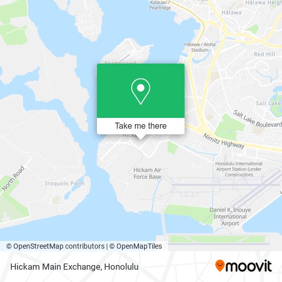 Hickam Main Exchange map