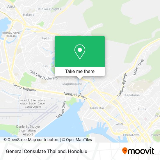 General Consulate Thailand map
