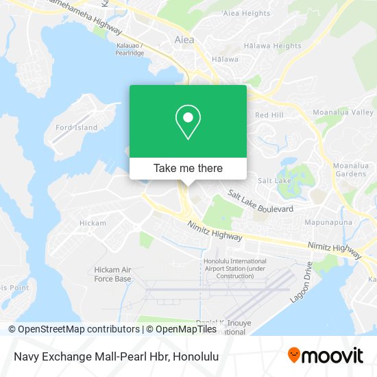 Navy Exchange Mall-Pearl Hbr map