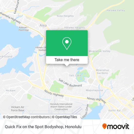 Mapa de Quick Fix on the Spot Bodyshop