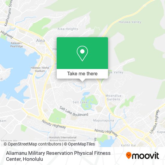 Aliamanu Military Reservation Physical Fitness Center map