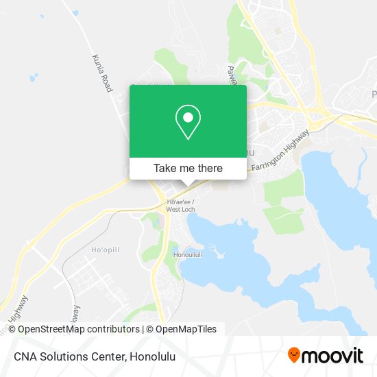 Mapa de CNA Solutions Center