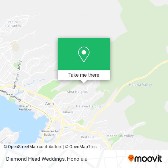 Diamond Head Weddings map