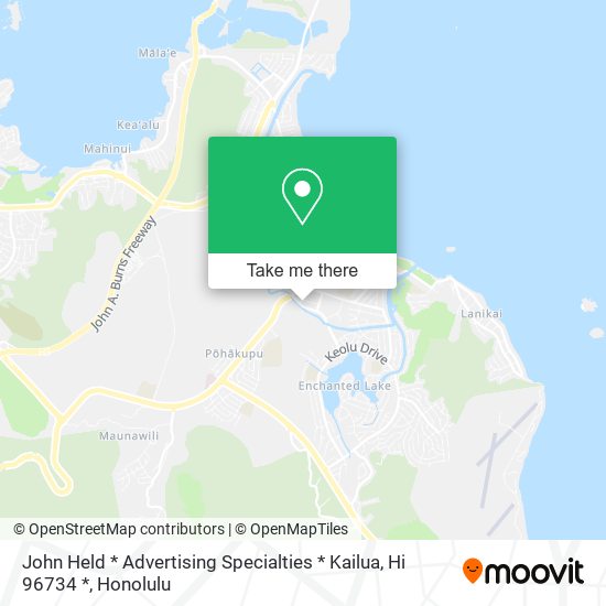 John Held * Advertising Specialties * Kailua, Hi 96734 * map