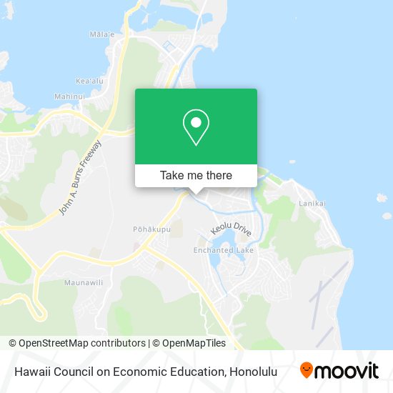 Hawaii Council on Economic Education map