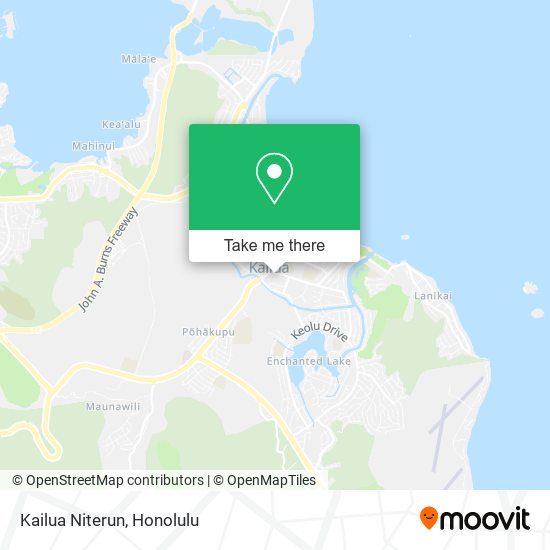 Kailua Niterun map