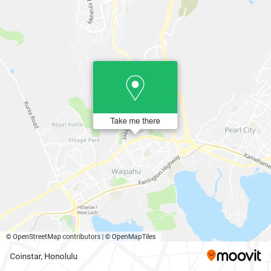 Coinstar map