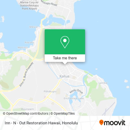 Mapa de Inn - N - Out Restoration Hawaii