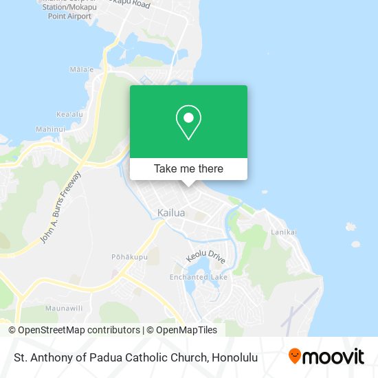 St. Anthony of Padua Catholic Church map