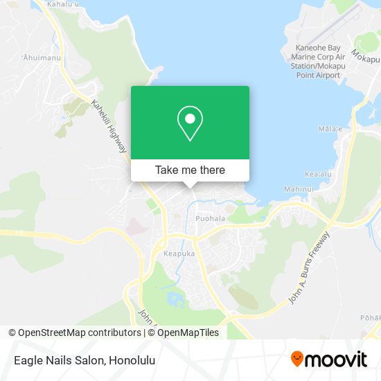 Mapa de Eagle Nails Salon