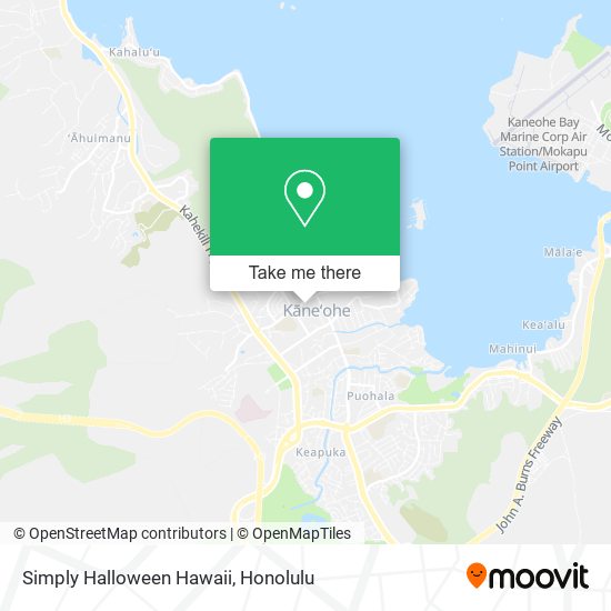 Simply Halloween Hawaii map