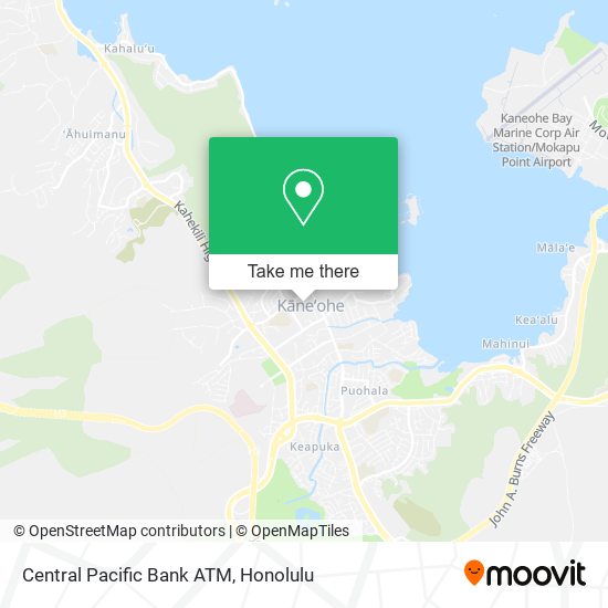 Central Pacific Bank ATM map