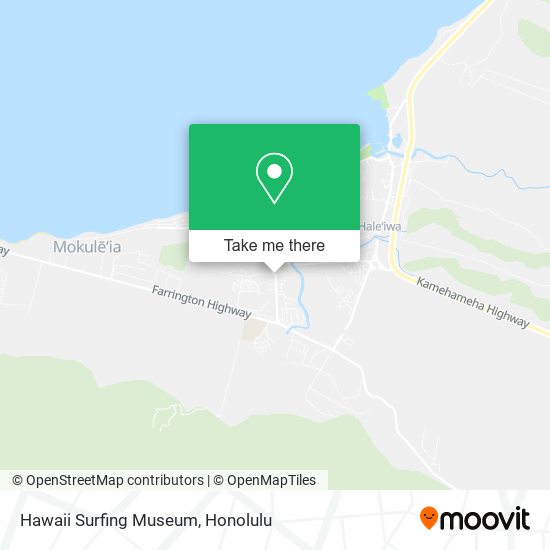 Hawaii Surfing Museum map