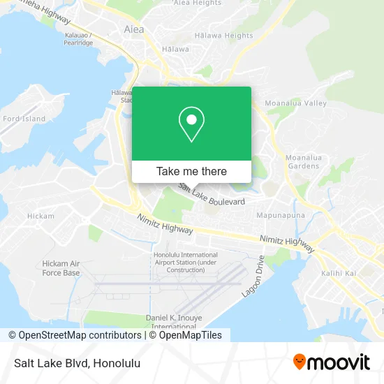 Salt Lake Blvd map
