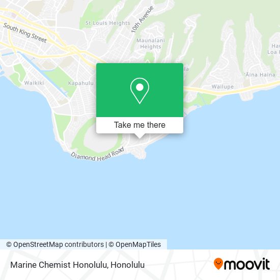 Mapa de Marine Chemist Honolulu