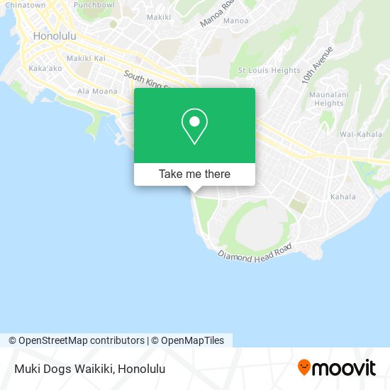 Mapa de Muki Dogs Waikiki