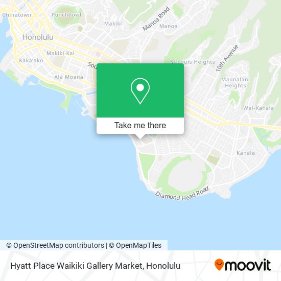 Hyatt Place Waikiki Gallery Market map