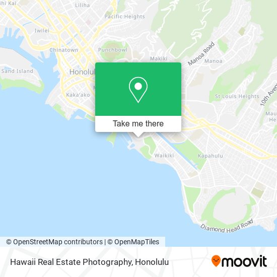 Hawaii Real Estate Photography map