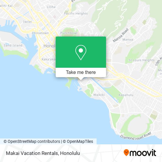 Mapa de Makai Vacation Rentals