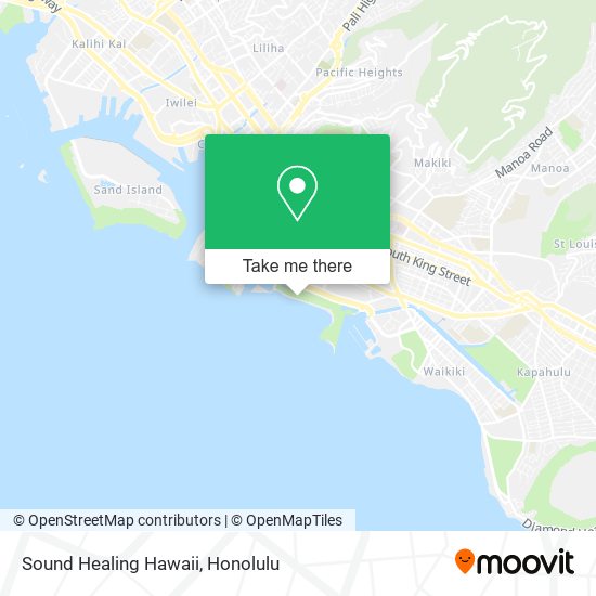 Mapa de Sound Healing Hawaii