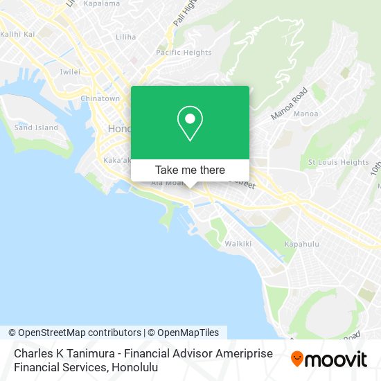 Charles K Tanimura - Financial Advisor Ameriprise Financial Services map