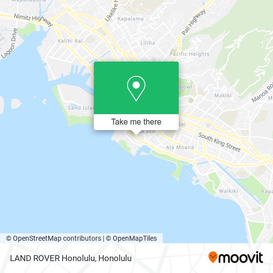 Mapa de LAND ROVER Honolulu