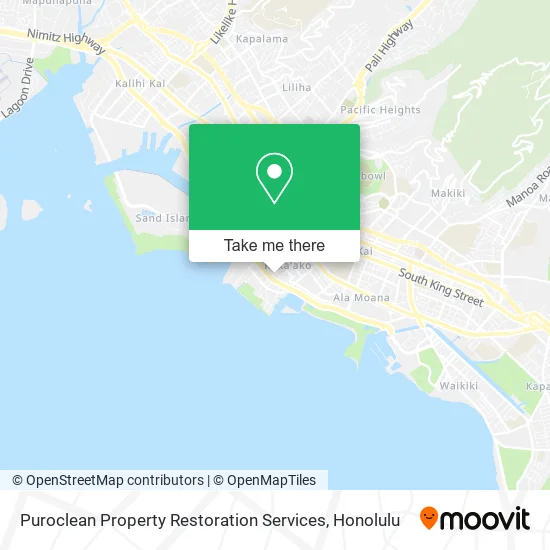 Puroclean Property Restoration Services map