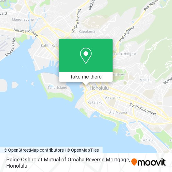 Paige Oshiro at Mutual of Omaha Reverse Mortgage map