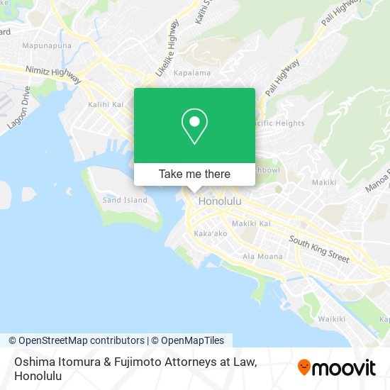 Mapa de Oshima Itomura & Fujimoto Attorneys at Law