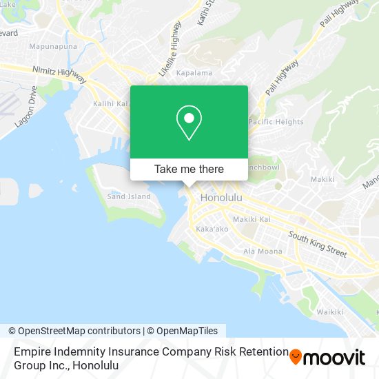 Empire Indemnity Insurance Company Risk Retention Group Inc. map