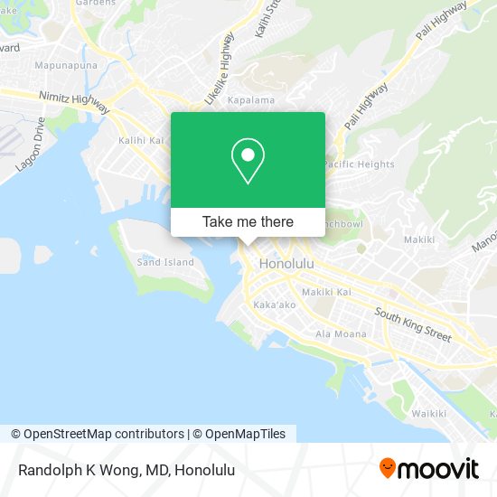 Randolph K Wong, MD map