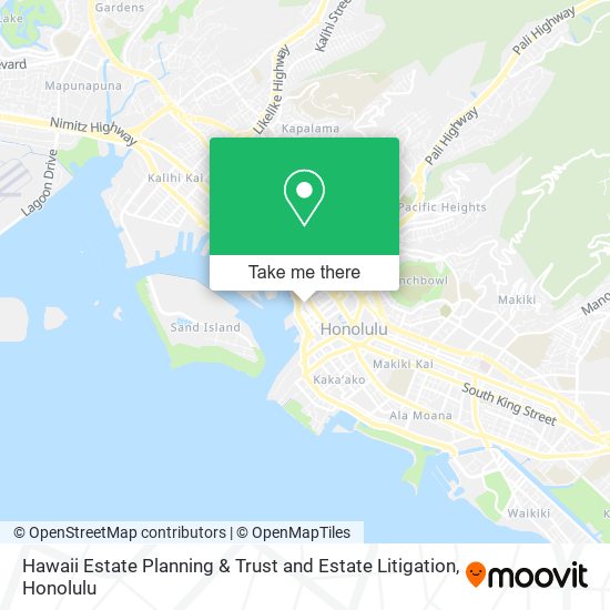 Mapa de Hawaii Estate Planning & Trust and Estate Litigation